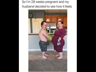 husband entered the position of a pregnant wife