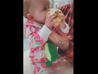 baby and ice cream