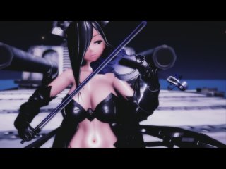 mmd r-18 [normal] azur lane heart of courage author red eyes lunatic