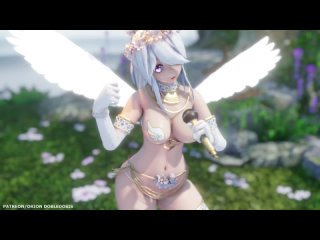 mmd r-18 [normal] haku angel out of gravity author orion dobledosis