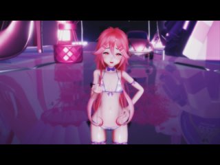 mmd r-18 [normal] pink yamakaze im your bass creator author red eyes lunatic