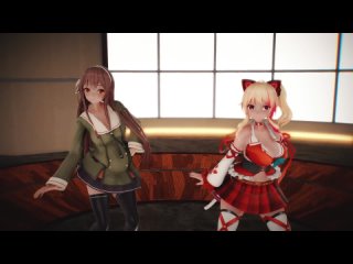 mmd r-18 [normal] kiss me author 000