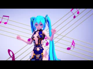 mmd r-18 [normal] miku first kiss author f dry