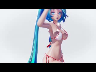 mmd r-18 [normal] miku baam author f dry
