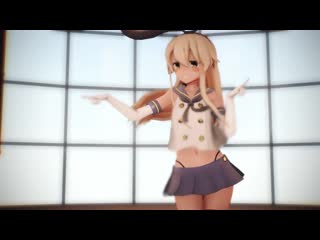 mmd r-18 [normal] shimakaze yeah oh ahhh oh author 000