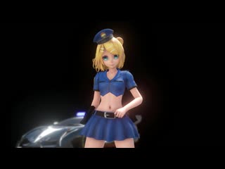 mmd r-18 [normal] rin police new thang author orion dobledosis
