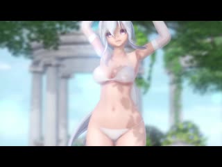 mmd r-18 [normal] haku white suit marine bloomin author orion dobledosis