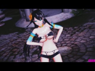 mmd r-18 [normal] rossweisse lupin author red eyes lunatic